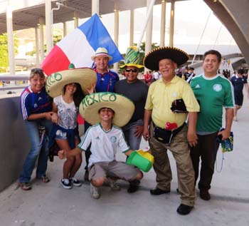 francais et mexicain coupe du monde de foot 2014